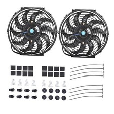 12" Electric Radiator Cooling Fan Assembly Kit, Universal High Performance 12V