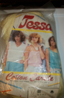 Jessan Cotton Carole Crochet Knit Patterns & Yarn Cotton Womens Tops Dark Blue?