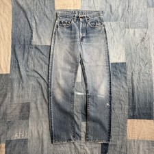 Vintage 1970s Levi s 505 Single Stitch Bartack Jeans Measure 28x30 Made In USA