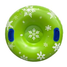 Snow Tube - Inflatable Snow Sled  Winter Sledding Gear with Handles