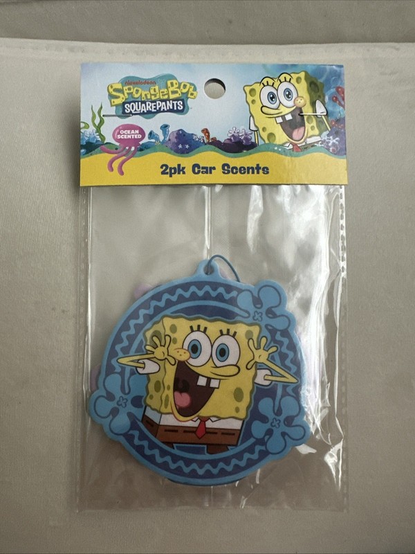  Air Freshener 2 Pack SpongeBob SquarePants  and Patrick Star ocean scent