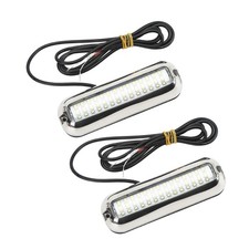 Marine Led Lights 42LEDS Waterproof Underwater LED Boat Light 10‑30V DC Drai HEN