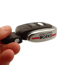 JCW Legierung Auto Schlüsselanhänger Etui und JCW Schlüsselanhänger Cover MINI Cooper F54 F55 F56 F57 F60