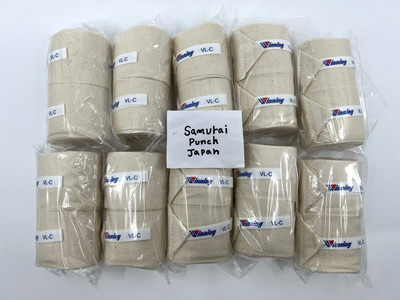 Winning Boxing Hand Wraps VL-C 2-Piece Set x10 End Magic Tape Cotton 400cm Japan
