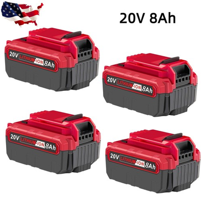 #ad 20 Volt 8.0Ah 20V MAX Lithium ion Battery for Porter Cable PCC685L PCC680L Pack $64.44
