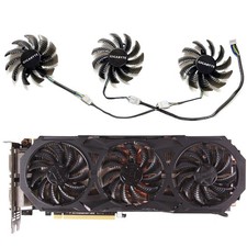 1 Set Graphics Card Cooling Fan for Gigabyte GTX980 980ti GAMING-4G