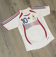 Adidas Frankreich Trikot 2006 Zidane 10 weiß Kurzarm beflockt