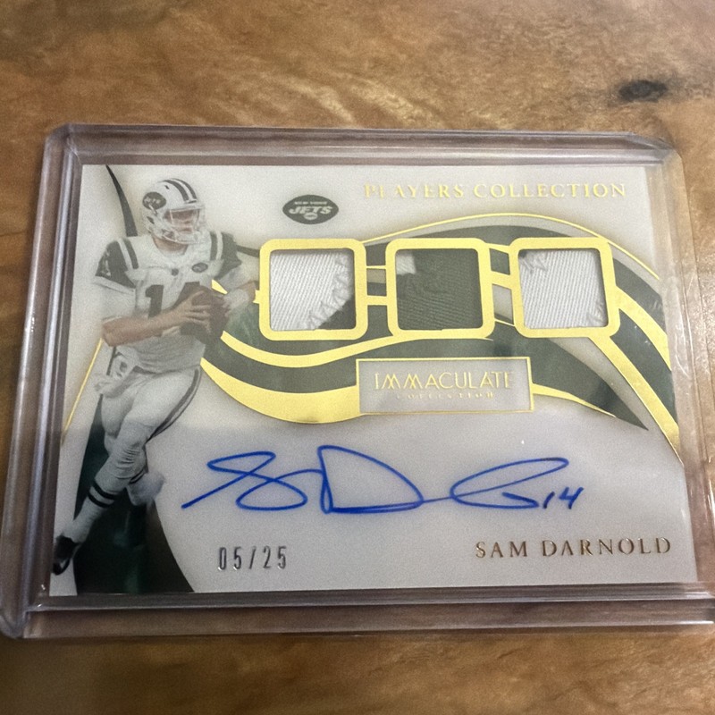 2020 Immaculate Sam Darnold Auto 5/25