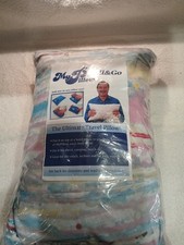 MyPillow Roll Go Travel Pillow Watercolor Pattern New Sealed My Pillow