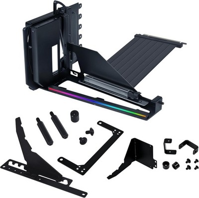 ATX PC Case 4 Slots Vertical GPU Kit (VG4v4) - Premium Gen 5 Riser Cable