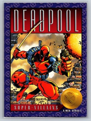 1993 SkyBox X-Men Series 2 #62 Deadpool Super-Villains Marvel Wade Wilson Card