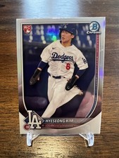 2025 Bowman Chrome Hyeseong Kim Rookie RC Red Refractor #91 Dodgers
