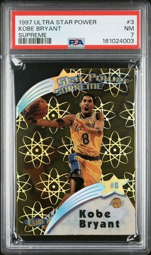 Kobe Bryant #3 1997 Ultra Star Power Supreme card