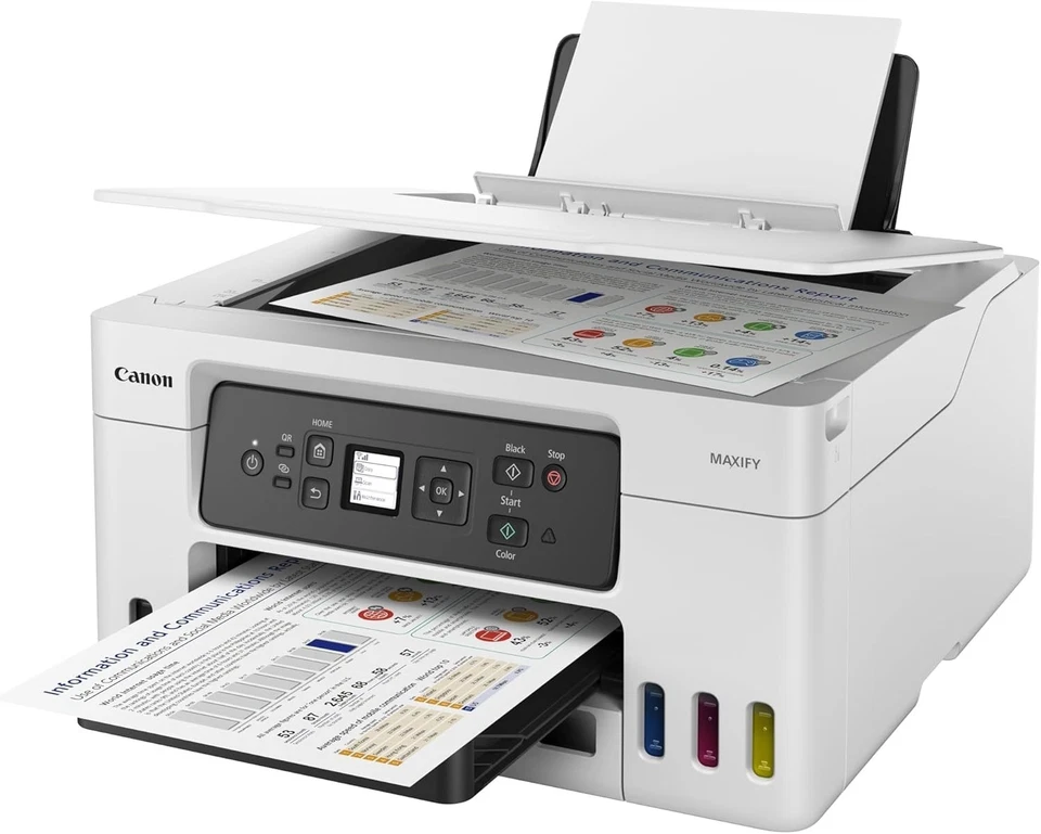 CANON MAXIFY GX3050 STAMPANTE MULTIFUNZIONE INK JET A COLORI RICARICABILE A4 WI- - Immagine 3 di 4