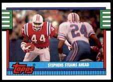 1990 Topps John Stephens New England Patriots #521