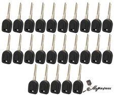 New Mitsubishi Bulk Locksmith Lot Uncut Transponder Chip Car Ignition Key X25