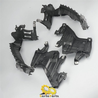 4 PCS Set Headlight Mount Brackets Bases Plates Fit For Audi A4 S4 B8 2009-2012