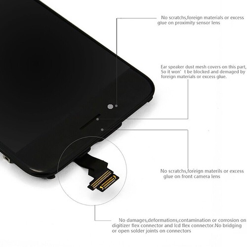 For iPhone 8 7 6S 6 Plus LCD Digitizer Assembly Touch Screen Replacement Camera - Picture 11 of 104
