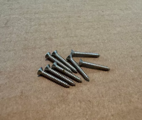 Gibson Vintage 1970's Patent Number M-8 Pickup Ring Screws Les Paul SG L6-S 1970