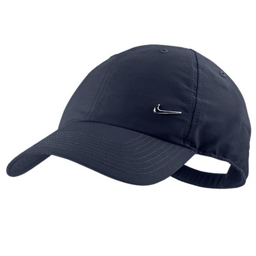 Nike Herren-Junioren Metall Swoosh Kappe Baseballmütze Nike Logo verstellbar Laufen  - Bild 16 von 20