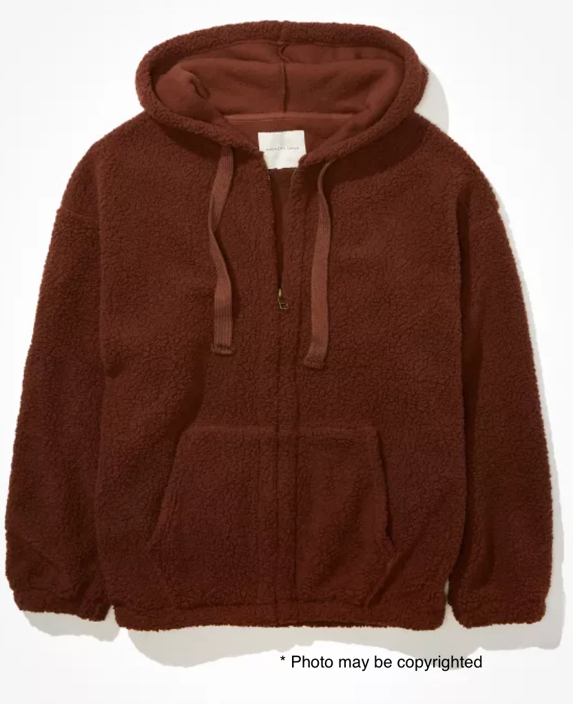 Ae sherpa zip up hoodie new arrivals