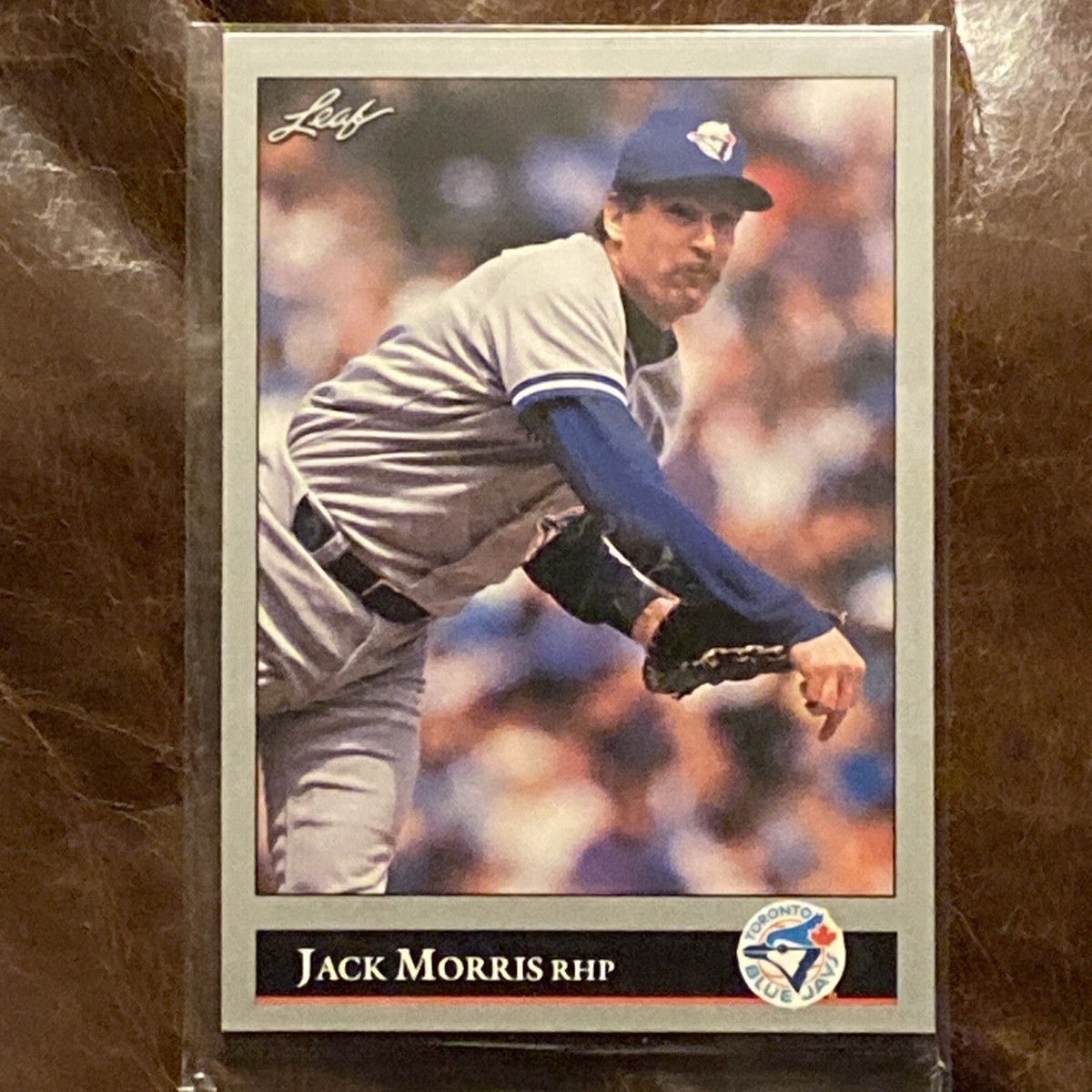 1992 Leaf Jack Morris Blue Jays 425 Missing “.” Error After “INC