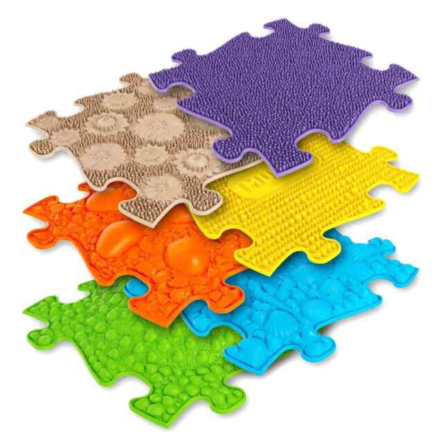 Muffik Floor Puzzle Mat Set of 6 Toy for Sensory Development