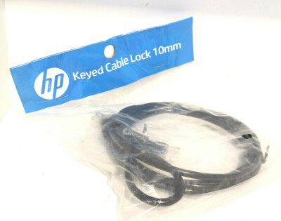 Orig HP Notebook Schloss T1A62AA Keyed Cable Lock - Sicherheitskabelschloss 1,8m