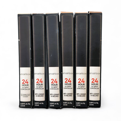 Smashbox 24 Hour CC Spot Concealer 0.08 oz/2.5 ml Full Size - Choose Shade - New