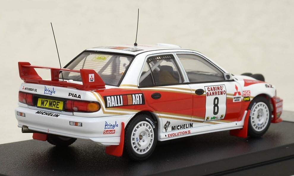 1/43 KIT RALLY 1/43 AURIOL MITSUBISHI LANCER EVO3 SAN REMO
