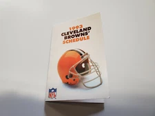 RS20 Cleveland Browns 1993 NFL Football Pocket Schedule - Keystone Light Beer