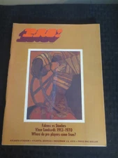 Dec 13,1970 Pro Magazine Atlanta Falcons vs Pittsburgh Steelers Bradshaw