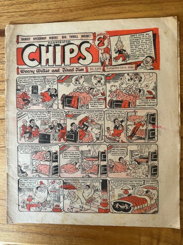 ILLUSTRATED CHIPS COMIC 19TH NOVEMBER 1949