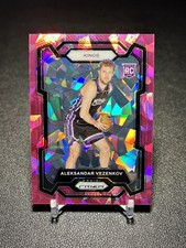 2023-24 Prizm Basketball Pink Ice Rookie RC Aleksandar Vezenkov Kings #281 - EX