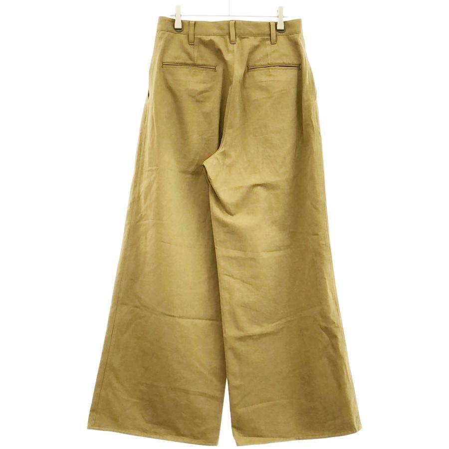 Auralee 23Aw Washed Heavy Chino Wide Pants A23Ap03Zc Khaki Auralee 23Aw Washed Heavy Chino Wide Pants A23Ap03Zc Khaki