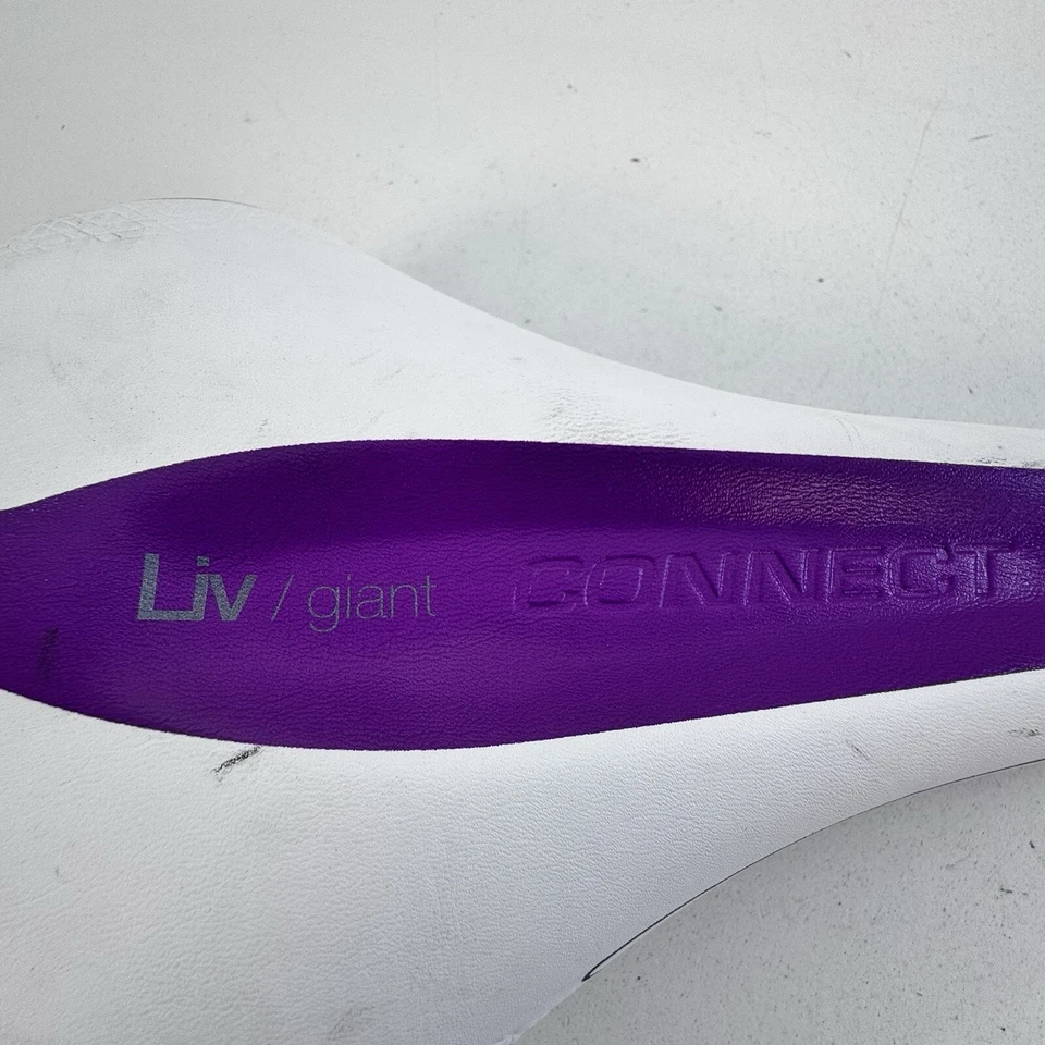 Asiento de sillín Liv Giant Connect hacia adelante inclinación pélvica blanco diseño dinámico A44 Foto 4 de 4