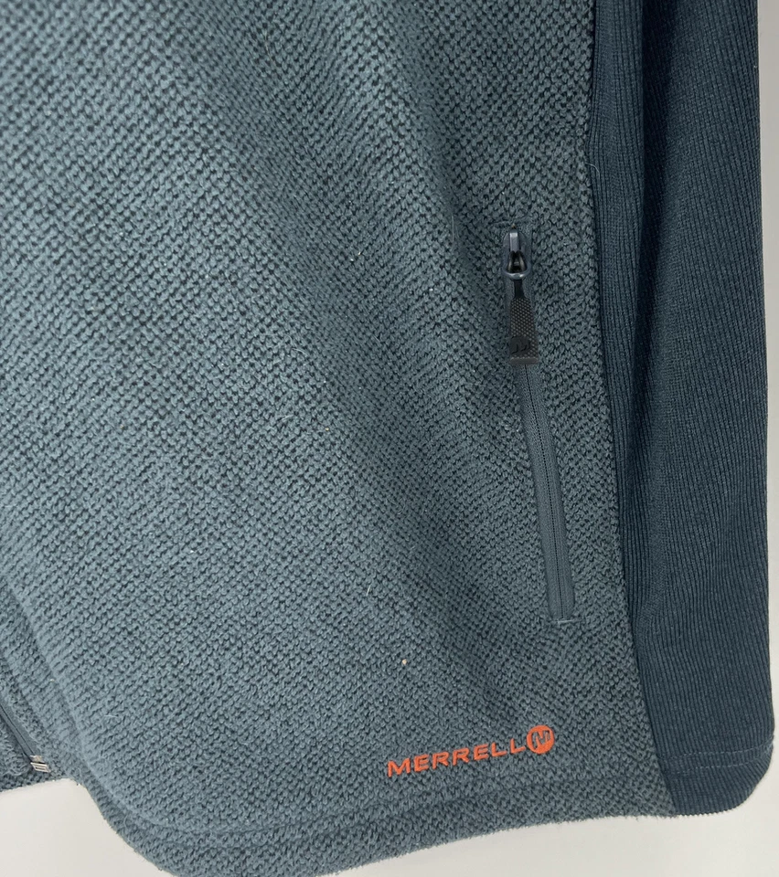 Chaqueta Merrell Azul Verde Select Regulate Cuello Simulado Talla 2XL Foto 2 de 4