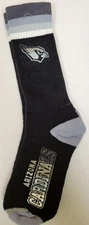 NFL Arizona Cardinals Men's Socks, New (PLATINUM DUECE)