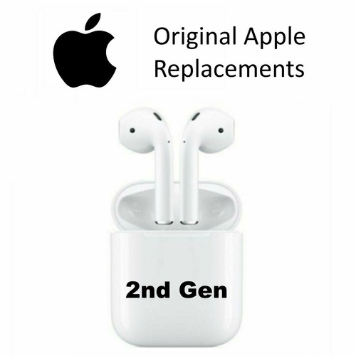 Genuine Apple AirPods Replacement Left Right Both Wired Wireless Charging  Case | eBay