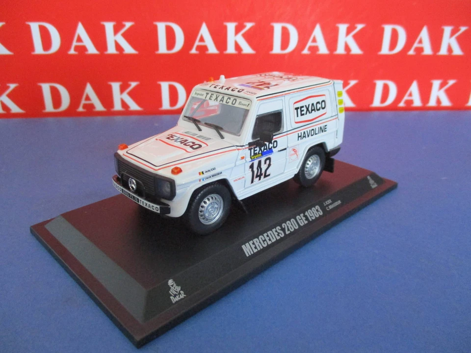 Die cast 1/43 Modellino Auto Mercedes 280 GE Rally Paris Dakar 1983 J. Ickx blis - Immagine 2 di 3