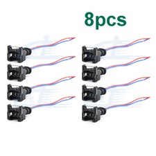 8 X Fuel Injector Connector Wiring Plugs Clips Fit Ev1 Obd1 Pigtail Cut Splice 8 X Fuel Injector Connector Wiring Plugs Clips Fit Ev1 Obd1 Pigtail Cut Splice
