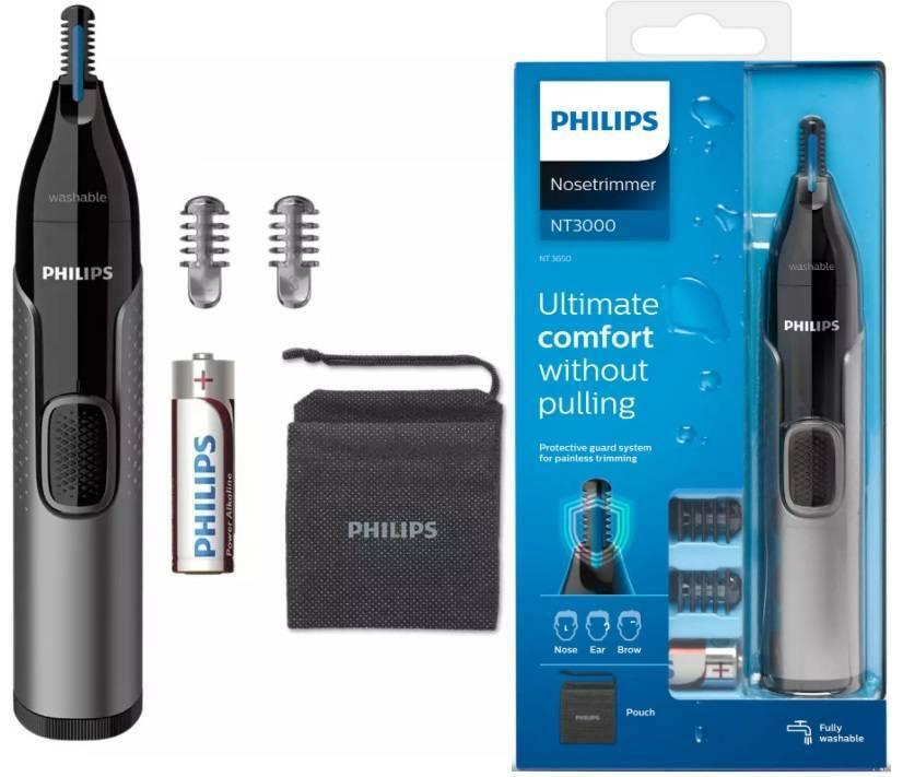 Philips Nose Hair Trimmer Series 3000 Nose Ear And Eyebrow Trimmer