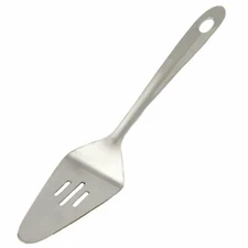 Chef Craft 10" Slotted Stainless Steel Pie Server Spatula w/ Sleek Mirror Fini