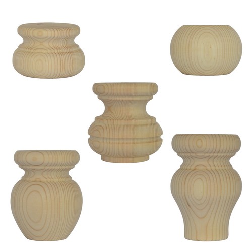 Large Pine Furniture / Chest Feet Foot 83mm Dia CHOOSE STYLE & QUANTITY