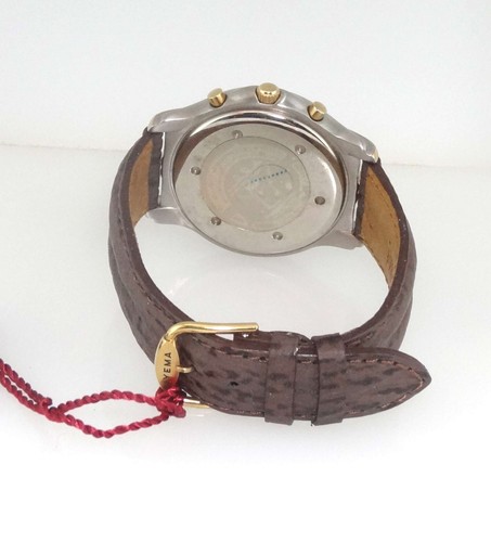 YEMA PARIS by Seiko M68P669 Multifunction Watch (2-tone) Rare Vintage NEW in Box - Picture 6 of 7