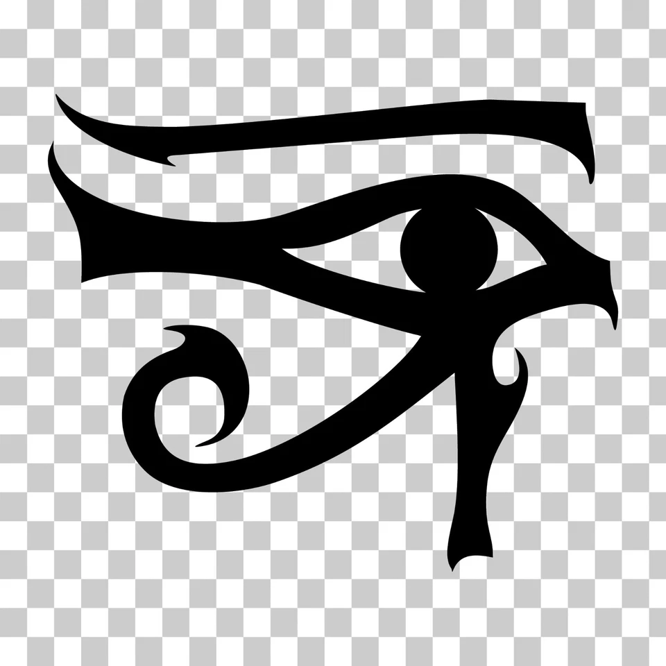 Pegatina/calcomanía de vinilo personalizada Eye of Ra - Egipto mitología dios del sol Foto 2 de 3