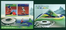 SVVGTA G15 MNH 2 Sheets 2016 Sports Table Tennis Basketball Athletics