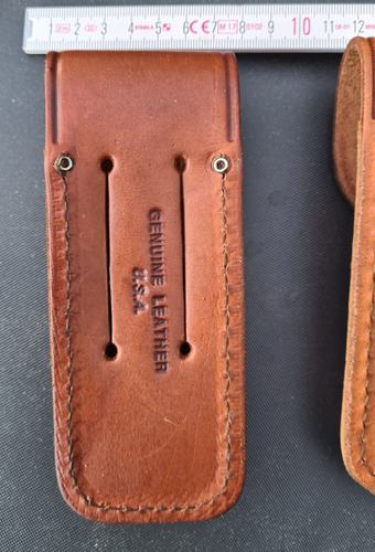 3 x Messertasche Taschenmesser SCHRADE & CAMILLUS & etc. - Gürteltasche - Leder - Bild 10 von 24