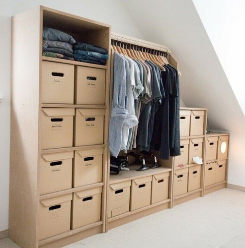 5 x scatole di cartone archivio con maniglie coperchi di Ikea... - Foto 3 di 4