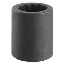 Image of Facom 1/2" Drive Bi Hexagon Impact Socket Metric 8mm